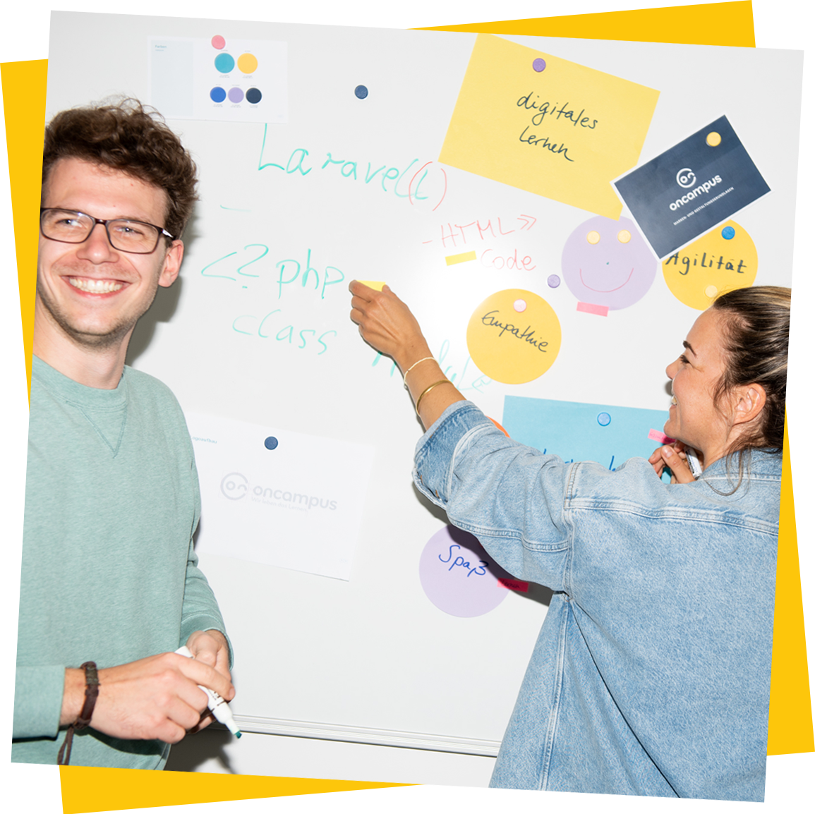 Teamwork: Brainstorming im Marketing